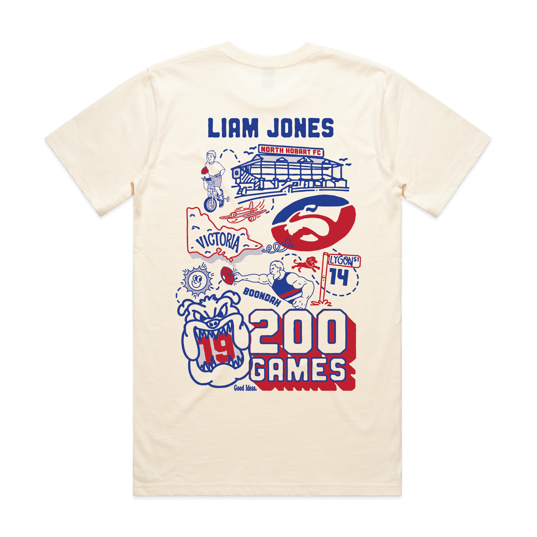 Liam Jones '200 Games' T-Shirt