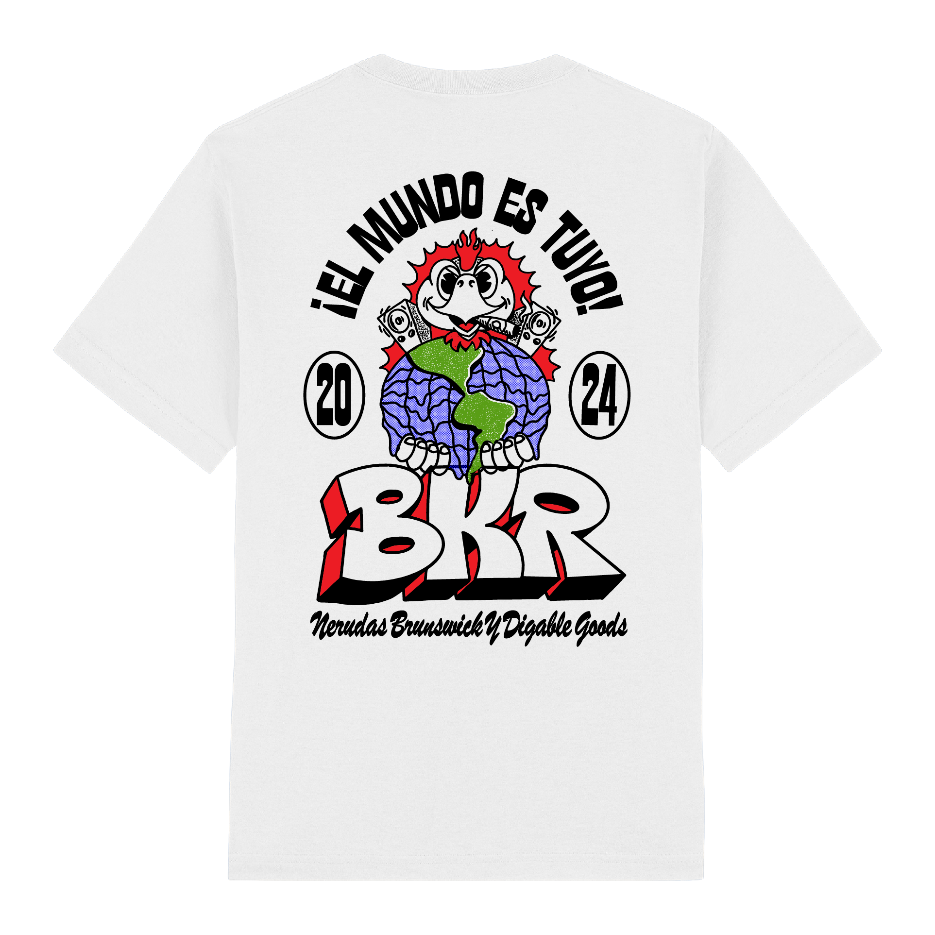 'El Mundo Es Tuyo!' Tee - Nerdua's x Digable Goods x BKR